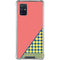 Coral Diagonal Split Galaxy A71 5G Clear Case