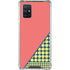 Coral Diagonal Split Galaxy A71 5G Clear Case