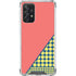 Coral Diagonal Split Galaxy A72 5G Clear Case