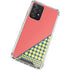 Coral Diagonal Split Galaxy A72 5G Clear Case