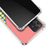 Coral Diagonal Split Galaxy A72 5G Clear Case