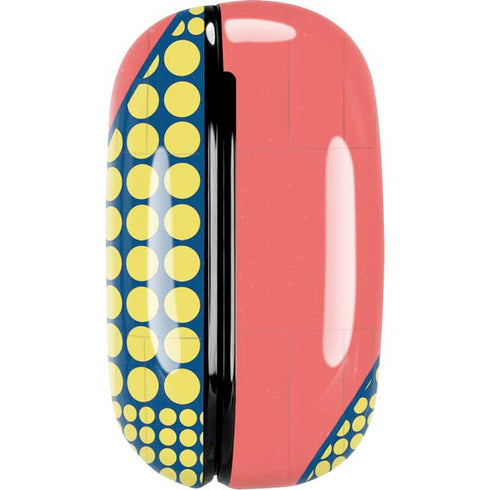 Coral Diagonal Split Galaxy Buds Pro Skin