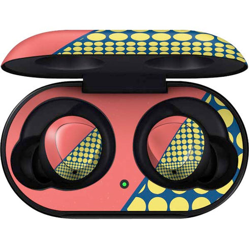 Coral Diagonal Split Galaxy Buds Skin