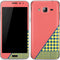 Coral Diagonal Split Galaxy J3 Skin