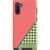 Coral Diagonal Split Galaxy Note 10 Pro Case