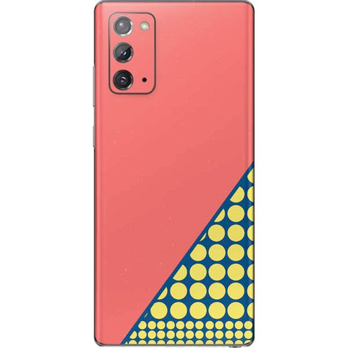 Coral Diagonal Split Galaxy Note20 5G Skin