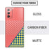 Coral Diagonal Split Galaxy Note20 5G Skin