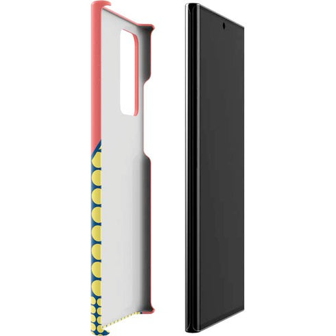 Coral Diagonal Split Galaxy Note20 Ultra 5G Lite Case