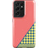 Coral Diagonal Split Galaxy S21 Ultra 5G Pro Case