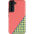 Coral Diagonal Split Galaxy S22 Pro Case