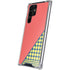Coral Diagonal Split Galaxy S22 Ultra Clear Case