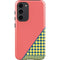 Coral Diagonal Split Galaxy S23 Plus Pro Case