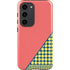Coral Diagonal Split Galaxy S23 Pro Case