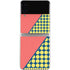 Coral Diagonal Split Galaxy Z Flip3 5G Skin