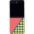 Coral Diagonal Split Galaxy Z Flip5 5G Skin