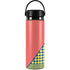Coral Diagonal Split Hydro Flask 20oz Wide Mouth Skin