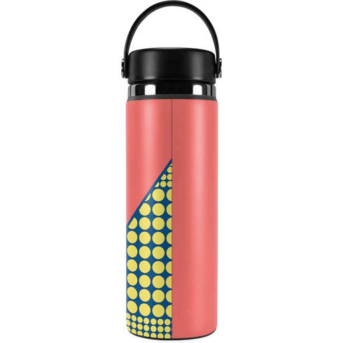 Coral Diagonal Split Hydro Flask 20oz Wide Mouth Skin