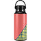 Coral Diagonal Split Hydro Flask 32oz Wide Mouth Skin