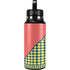 Coral Diagonal Split Hydro Flask 32oz Wide Mouth Skin