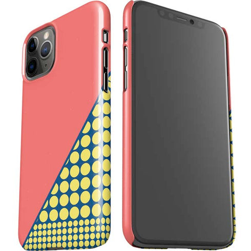 Coral Diagonal Split iPhone 11 Pro Lite Case