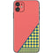 Coral Diagonal Split iPhone 11 Skin