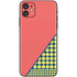 Coral Diagonal Split iPhone 11 Skin