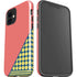 Coral Diagonal Split iPhone 12 Impact Case