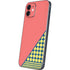 Coral Diagonal Split iPhone 12 Mini Skin