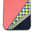 Coral Diagonal Split iPhone 12 Mini Skin