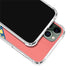 Coral Diagonal Split iPhone 12 Pro Clear Case