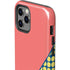 Coral Diagonal Split iPhone 12 Pro Max Impact Case