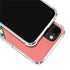 Coral Diagonal Split iPhone 13 Mini Clear Case