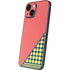 Coral Diagonal Split iPhone 13 Mini Skin