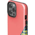 Coral Diagonal Split iPhone 13 Pro Max Impact Case