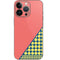 Coral Diagonal Split iPhone 13 Pro Skin