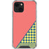 Coral Diagonal Split iPhone 14 Plus Clear Case