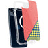 Coral Diagonal Split iPhone 15 Plus MagSafe Case