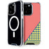 Coral Diagonal Split iPhone 15 Pro MagSafe Case