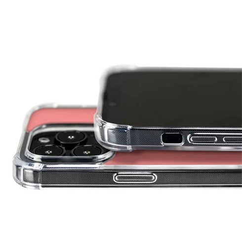 Coral Diagonal Split iPhone 15 Pro MagSafe Case