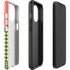 Coral Diagonal Split iPhone 15 Pro Max Impact Case