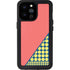 Coral Diagonal Split iPhone 14 Pro Max Waterproof Case