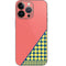 Coral Diagonal Split iPhone 15 Pro Skin