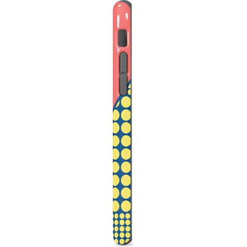 Coral Diagonal Split iPhone 7 Pro Case