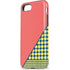 Coral Diagonal Split iPhone 7 Pro Case