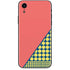 Coral Diagonal Split iPhone XR Skin