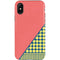 Coral Diagonal Split iPhone XS Pro Case
