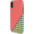 Coral Diagonal Split iPhone XS Pro Case