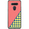 Coral Diagonal Split LG K51/Q51 Clear Case