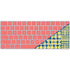 Coral Diagonal Split Magic Keyboard Skin