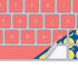 Coral Diagonal Split Magic Keyboard Skin